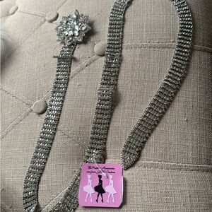 Rhinestone Beautiful jewel belt with small defect